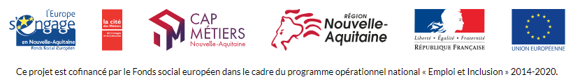 Ce projet est cofinancé par le Fonds social européen dans le cadre du programme opérationnel national « Emploi et Inclusion » 2014-2020.