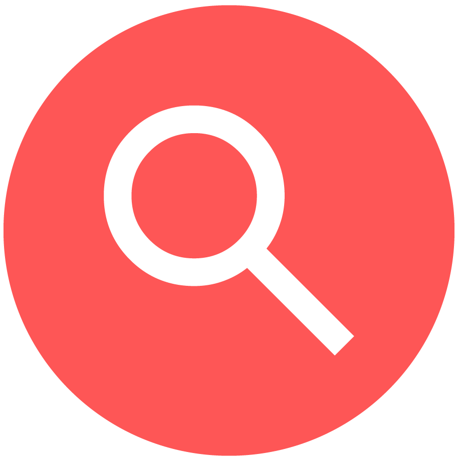 Icône de recherche au survol